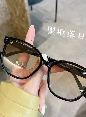 小红书网红同款素颜显脸小太阳镜2022新款防强紫外线茶色偏光墨镜