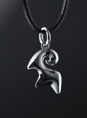 【未羊】925银本命年吊坠挂件男礼物十二生肖羊七夕纯银羊手链牌