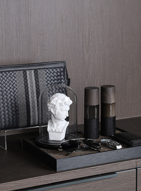 样板间托盘组合套装现代软装手表墨镜衣柜装饰道具衣帽间饰品摆件