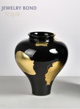 新中式样板间样品屋展示中心酒店大堂摆件展厅前台茶室茶几软装饰