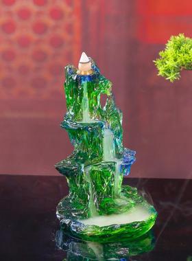 古代玻璃回流香炉假山装饰品家用茶宠物用品香器香座香桌景观檀香