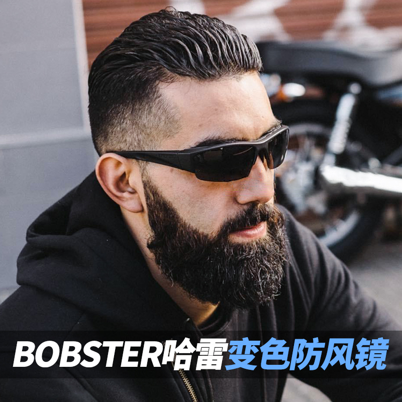 总代现货BcOBSTER哈雷CM300凯旋拿铁复古摩托车骑行变色防风镜 - 图1