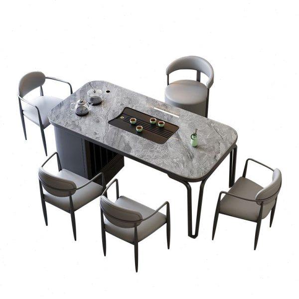 轻奢岩板茶台现简约阳台茶桌椅组合茶几公室小户型功夫泡茶桌,淘宝优惠券,粉丝福利购,淘宝优惠卷