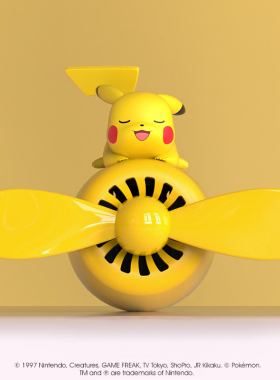 出风口香薰可爱皮卡丘汽车固体香膏车内除异味香薰车载香水出风口