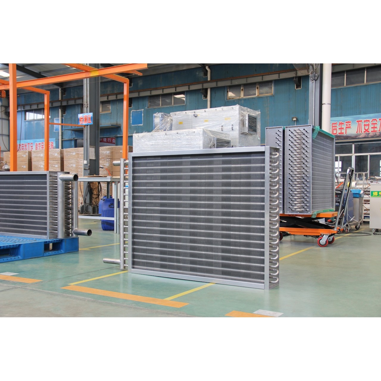 蒸汽加热盘管 空气散热器 热交换器 不锈钢管套铝翅片结构热回收,淘宝优惠券,粉丝福利购,淘宝优惠卷