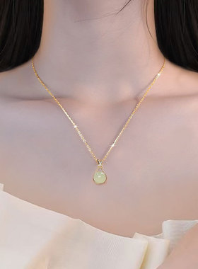 轻奢合金蝴蝶结珍珠颈链