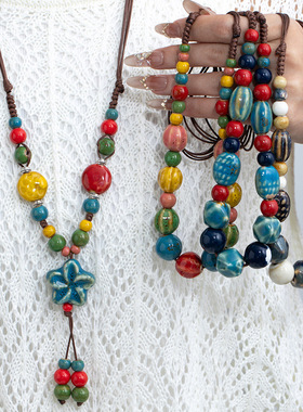 景德镇陶瓷不掉色新中式颈链