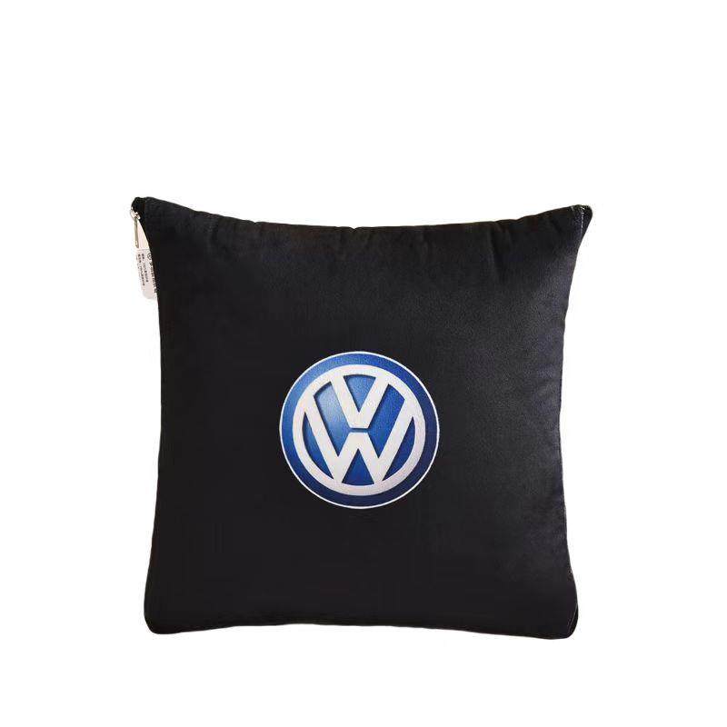 加厚汽车抱枕被子两用新款四季通用车载多功能靠枕靠背车内折叠被 - 图3