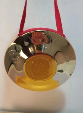 易圣六帝铜锣摆件