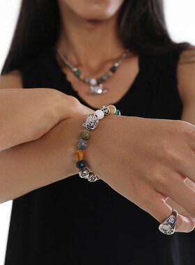 可刻字 八大行星手串情侣星球手链一对情侣闺蜜彩色送男友礼物