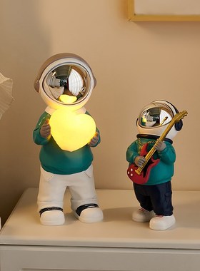 创意宇航员e小夜灯玄关儿童房卧室床头柜装饰品摆件男孩生日礼物