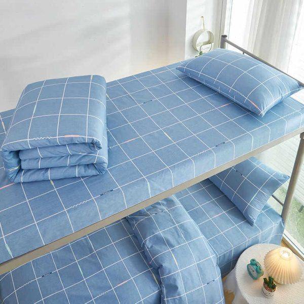 大学生床单被套三件套宿舍单人简约时尚寝室床上四件套3上下铺男,淘宝优惠券,粉丝福利购,淘宝优惠卷