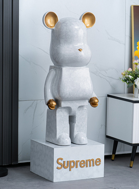 网红暴力熊轻奢存钱罐客厅家居装饰品沙发旁电视柜旁边落地大摆件