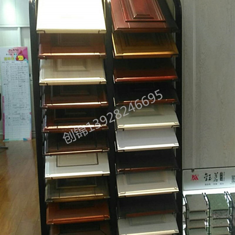 橱柜门板展示架30*40色卡展示架子瓷砖展架铝扣板天花色板展示架 - 图2