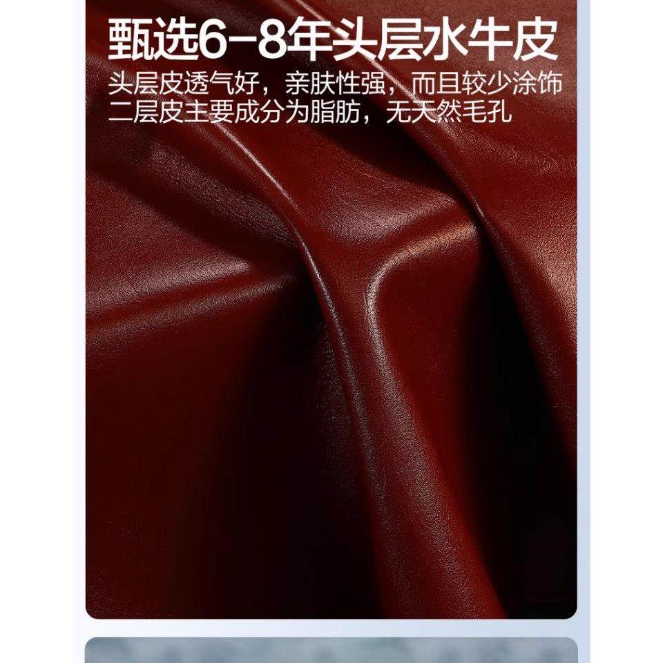 牛皮席凉席四季单人席夏季头层水牛皮软席牛皮三件套单件席子整张 - 图0
