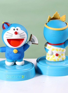 正版哆啦A梦车载香薰卡通可爱机器猫汽车中控台装饰用品香氛摆件