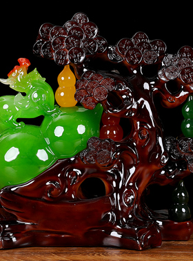 招财貔貅葫芦摆件摇钱树乔迁家居工艺开业礼品家居客厅酒柜装饰品