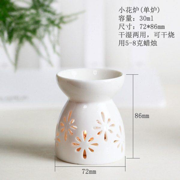 现代迷你蜡烛熏香檀香炉陶瓷香熏炉精油加热香粉香薰灯炉家用小号,淘宝优惠券,粉丝福利购,淘宝优惠卷