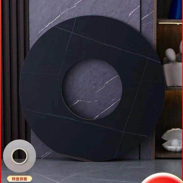 开孔岩板转盘火锅餐桌转盘定做中间挖空定制分体底座旋转涮肉烤肉,淘宝优惠券,粉丝福利购,淘宝优惠卷