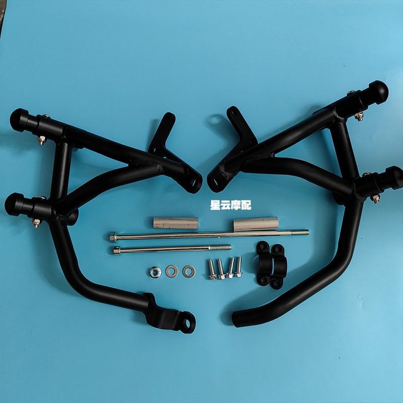 适用于春风450SR/SRS新款竞技杠弹簧杠45L0NK改装护杠保险杠防摔 - 图0