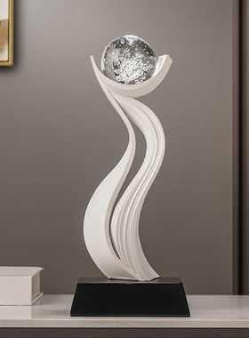 风生水起轻奢高档水晶球摆件招财B客厅办公室玄关酒柜电视柜装饰