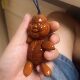 Creative internet celebrity Brazilian olive carving hand piece toy with little man with funny expression and rich little turtle fairy toy with