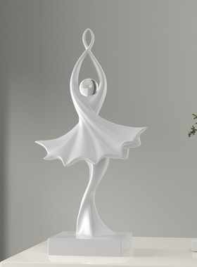 意式极简舞者艺术摆件高级感抽象A人物雕塑客厅酒柜书房家居装饰