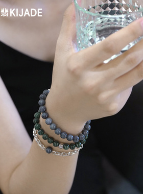 岂翡翡翠手串缅料A货百搭送礼