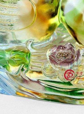 琉璃摆件甜甜蜜蜜创意时尚家居饰品朋友闺蜜结婚新婚生日礼品礼物