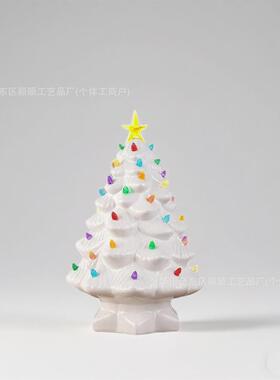 跨境新品节树LED灯摆件装扮创意特色艺术树摆件装饰
