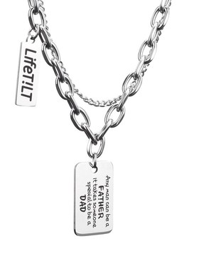 钛钢项链 女2022新款潮牌百搭锁骨E项链男士ins嘻哈复古颈链配饰