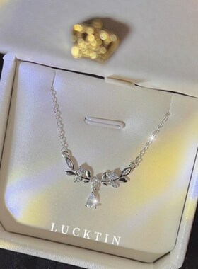 麦穗项链女款2025新款爆款轻奢小众高级感锁骨链情人节礼物送女友