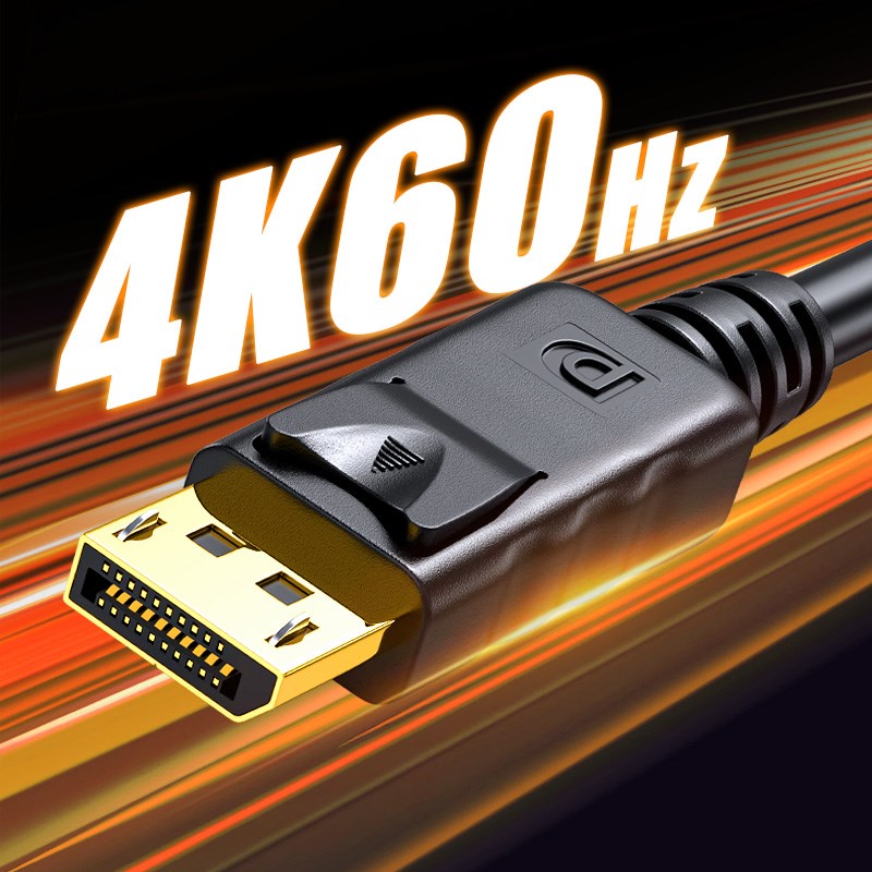 DP高清线4K/60HZ大DP公对母延长线带耳朵螺丝孔高清显示器加长线 - 图2