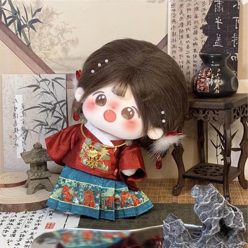 20cm娃衣20厘米棉花娃娃衣服麒麟古风套装无属性玩偶衣服换装包邮 - 图2