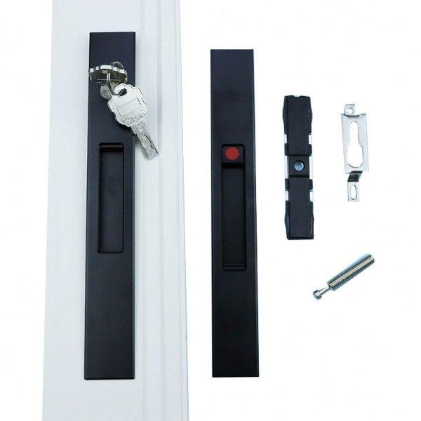 推拉门锁铝合金滑轮门钩锁阳台中空门锁窗户移门锁带钥匙单点锁,淘宝优惠券,粉丝福利购,淘宝优惠卷