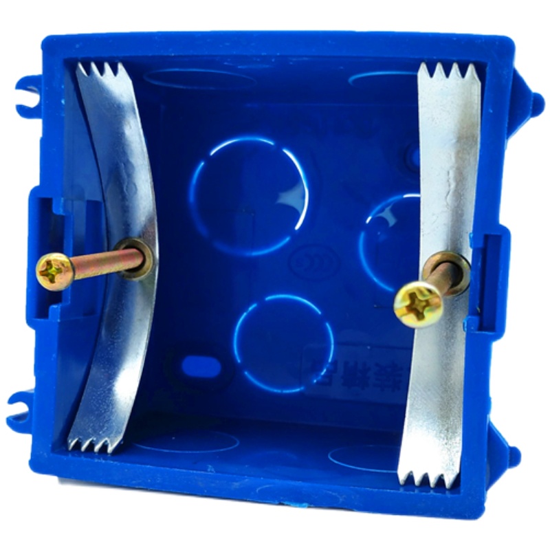 86型暗装修补器面板底盒暗盒开关万能撑杆插座线盒接线盒修复卡片 - 图3