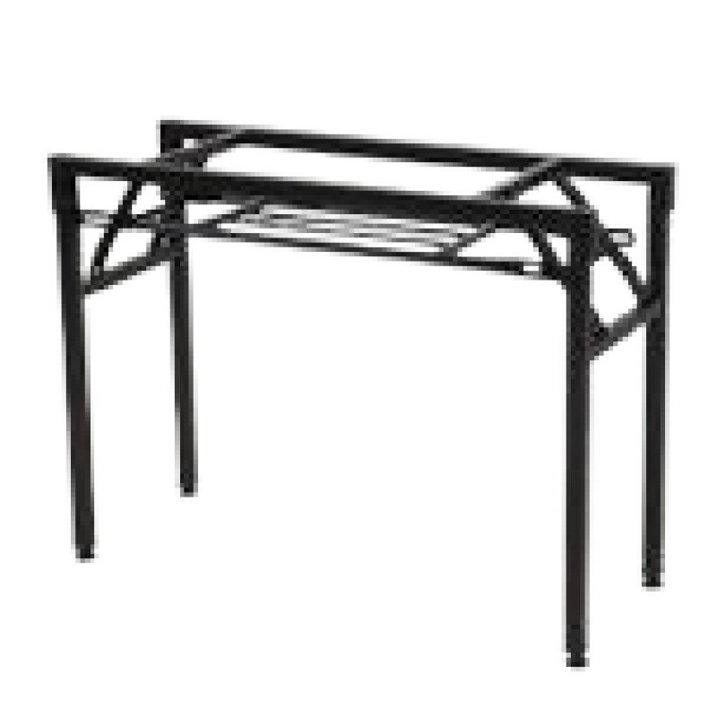 弹簧折叠桌腿五金支架支撑加厚桌架配件简易培训办公金属电脑桌脚 - 图2