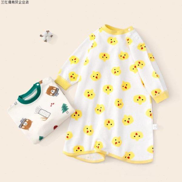 婴儿睡袋防踢被长袖睡裙宝宝睡袍婴儿连体衣家居服睡衣2023年秋款,淘宝优惠券,粉丝福利购,淘宝优惠卷
