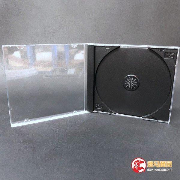 特厚CD盒100乌单盒硬塑料光碟盒加厚DVD碟盒透明黑色光盘盒单片装,淘宝优惠券,粉丝福利购,淘宝优惠卷