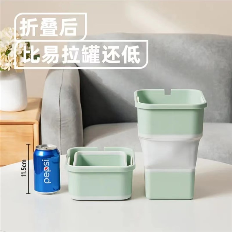 车载折叠垃圾桶汽车雨伞收纳车上垃圾袋干湿两用出行露营收纳创意 - 图2