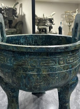 仿古博物馆1:1同款毛公鼎海内三宝之一的一款鼎高17 高26高32高54