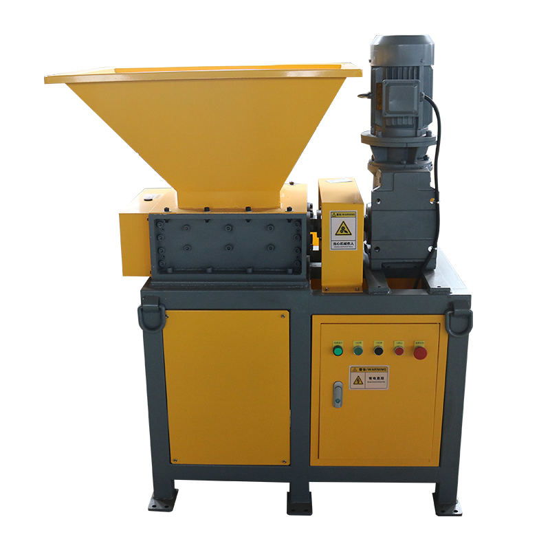 Small shredder b machine 400 type shredder single shaft plastic garbage crushing chassis wood scrap iron small metal