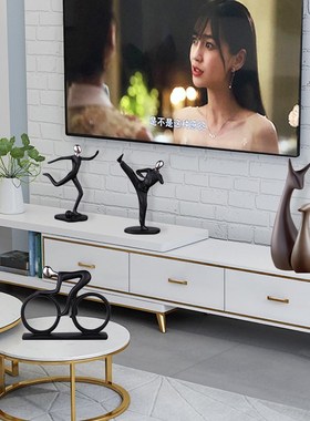 客厅电视酒柜g玄关家居装饰品小摆件现代简约书房办公室桌创意摆
