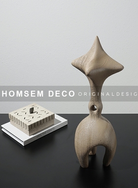 简约现代书房书柜创意星星树装饰艺术摆件样板间客厅电U视柜工艺