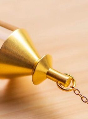 VOGEL 沃格尔灵摆白水晶紫水晶粉水晶黄铜12面