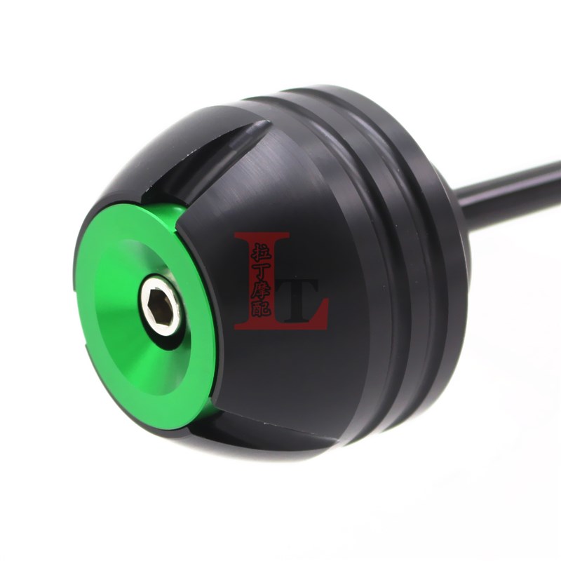 适用川崎忍者NINJA1000 Z1000/SX改装前轮防摔球铝合金保护块配件 - 图2