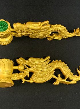 莲花龙头手炉法器摆件手柄提炉居家线香立香树脂香座树脂手炉包邮