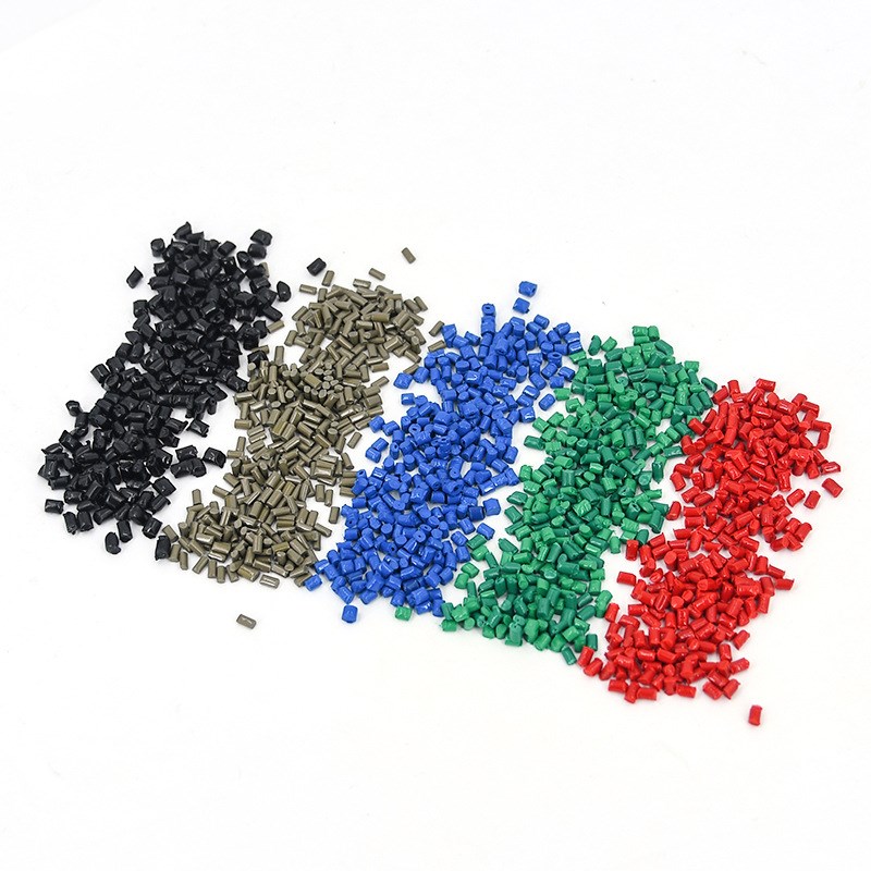 生产厂家pp色母粒彩色色母挤出单丝注塑人造N草坪扫把丝防雨布母 - 图3