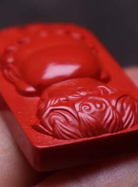 保真朱砂红砂宝宝佛吊坠吊牌车包挂件本命年男女长串项链文玩饰品