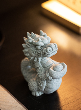 中式祥龙送宝茶宠摆件创意十二生肖龙招财家居桌面装饰龙年送礼品